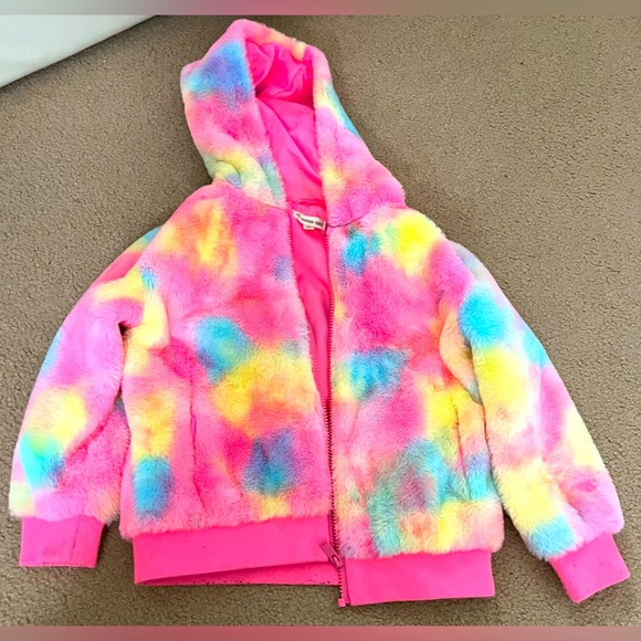 Tucker & Tate Rainbow Fur Jacket - Picture 2 of 3